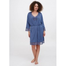 Комплект (нічна сорочка, халат) Cotpark M,L,XL,2XL 16198